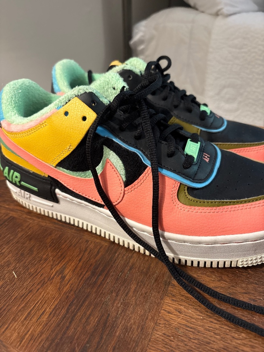 Nike Air Force 1 solar flare pink sneaker 10 w